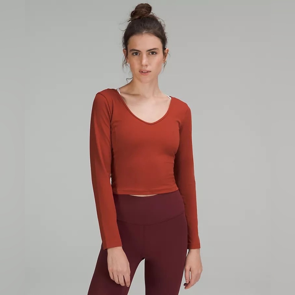 Lululemon Align Long Sleeve Shirt in Cayenne